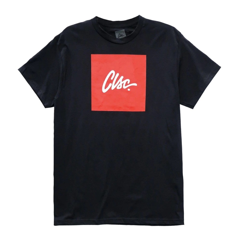 CLSC Life Streetwear Clothing Men's Box Logo Graphic Print Tee T-Shirt in Medium